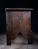 17th Century Oak Six Plank Coffer - Harrington Antiques