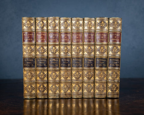 1838 The History Of Greece by William Mitford. Complete in 8 Vols. - Harrington Antiques