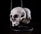 18th Century Carved Skulls Of The Damned - Harrington Antiques