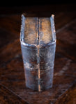 18th Century Engraved Flask Secret Storage Book - Harrington Antiques