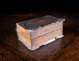 18th Century Engraved Flask Secret Storage Book - Harrington Antiques