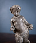 18th Century Lead Putto Figure - Harrington Antiques