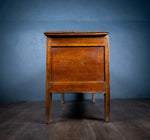 18th Century Oak Coffer With Carved Rosettes - Harrington Antiques