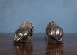 19th Century Bronze Lions After Anthony Canova - Harrington Antiques