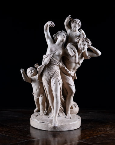 19th Century Plaster Composition After Claude Michael Clodion - Harrington Antiques