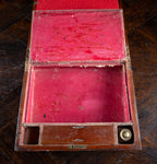 19th Century Primitive Parquetry Writing Slope - Harrington Antiques