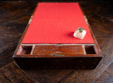 19th Century Primitive Parquetry Writing Slope - Harrington Antiques