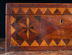 19th Century Primitive Parquetry Writing Slope - Harrington Antiques