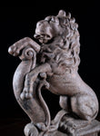 19th Century Rampant Lion Cast Iron Door Stop - Harrington Antiques