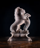 19th Century Rampant Lion Cast Iron Door Stop - Harrington Antiques