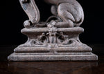 19th Century Rampant Lion Cast Iron Door Stop - Harrington Antiques
