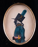 Manner Of John Buncombe (fl.1795-1825) - Silhouette Portrait Of An Officer