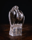 Frederique Cederlund-Ozanne (1880-1966) - Nickel Bronze Embracing Pigeons