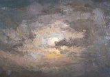John Falconar Slater (1857-1937) - Moonlight Coastal Landscape