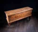 17th Century Elm Six Plank Coffer