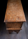 17th Century Elm Six Plank Coffer