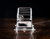 Edwardian Novelty Car Toast Rack by Van Bergh Silver Plate Co.