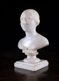 Diminutive 'Marble Bust Of Louisa', Dated 1848