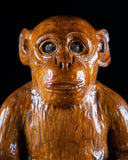 Large Early 20th Century Carved Chinese Monkey