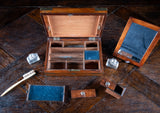 19th Century Brass Mounted Rosewood Campaign Dressing Box