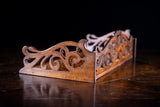 Rosewood & Tunbridgeware Folding Book Stand, c.1860