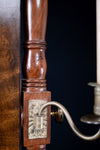 19th Century Mahogany Cheval Mirror