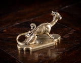 Gothic Mythical Beast Brass Coat Hook, c.1880