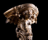Gilt Terracotta Winged Siren Wall Brackets (With Provenance), c.1890
