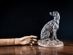 Large 19th Century Cast Iron Dog Doorstop