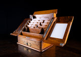 Fine Walnut & Brass Stationary Cabinet, c.1880