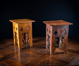 Near Pair Of Liberty & Co Oak Plinth Stands, c.1900