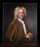 Portrait Of A Gentleman Holding A Skull, c.1720