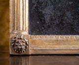 Large Regency Painted Pier Mirror With Lion Masks