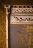 Large Regency Painted Pier Mirror With Lion Masks