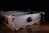 Gothic Carved Oak Hanging Shelf, c.1880