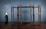 19th Century Walnut Barley Twist Wall Shelf