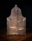 Large 19th Century Red Painted Salt Box