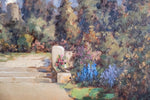 James Jerome Miller (fl.1875-1900) - Pair Of Country Gardens. Oil.