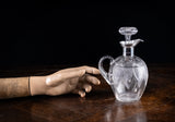 Silver & Cut Crystal Claret Jug by Fenton Brothers, 1903