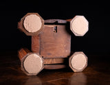 19th Century Irish Carved Oak Castle Jewellery Box