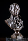 Bronze Bust Of Wolfgang Amadeus Mozart by Eugen Bormel (1858-1932)