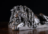 After Antonio Canova (1757-1822) Large Bronze Recumbent Lion - Harrington Antiques