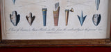 Antique Print Archery 'A View of Arrows & Arrow Heads...' Published by J. Wilkes, 1797 - Harrington Antiques