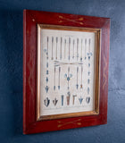 Antique Print Archery 'A View of Arrows & Arrow Heads...' Published by J. Wilkes, 1797 - Harrington Antiques