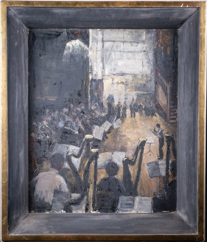 Barbara Campbell - 'The Rehearsal'. Oil On Canvas. - Harrington Antiques