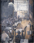Barbara Campbell - 'The Rehearsal'. Oil On Canvas. - Harrington Antiques