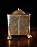 Brass Coal / Kindling Bin With Ram & Paw Feet, c.1890 - Harrington Antiques
