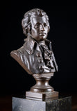 Bronze Bust Of Wolfgang Amadeus Mozart by Eugen Bormel (1858-1932) - Harrington Antiques