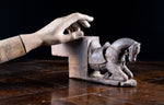 Carved Wooden Horse Architectural Element - Harrington Antiques