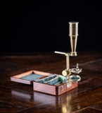 'Cary Gould-Type' Pocket Microscope by Cary, London, c.1830 - Harrington Antiques